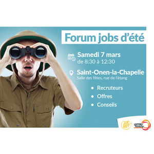 Illustration Forum Jobs d'été Samedi 7 Mars 2026
