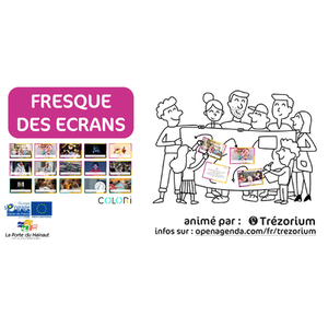 Illustration Fresque des écrans