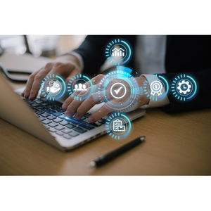 Illustration Gagnez du temps grâce à l'automatisation : marketing, RH et gestion