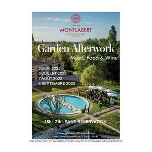 Illustration Garden Afterwork au Château Montlabert