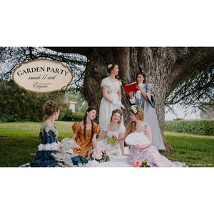 Illustration Garden Party d'époque