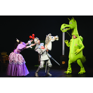 Illustration Georges le dragon, la princesse et le chevalier intrépide