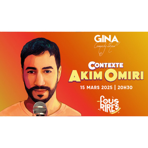 Illustration Gina Comedy Show - Akim Omiri