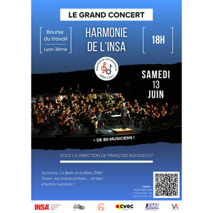 Illustration Grand concert de l'Harmonie INSA