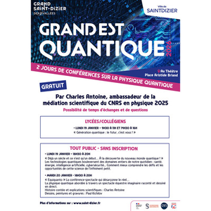 Illustration Grand Est Quantique – conférence sur la physique quantique