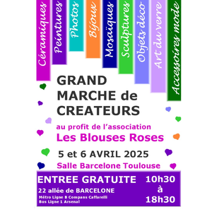 Grand Marché de Créateurs au profit des Blouses Roses