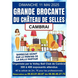 Illustration Grande brocante du château de Selles - Cambrai 🛍️