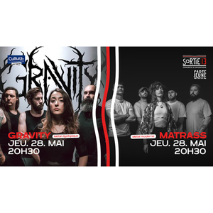 Illustration Gravity + Matrass en concert