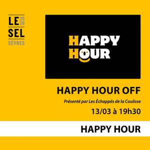 Illustration Happy hour Off