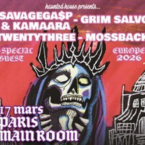 Illustration Haunted House Presents : Savage Ga$p & Kamaara + Grim Salvo