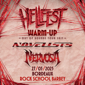 Illustration Hellfest Warm-Up : Novelists + Nervosa