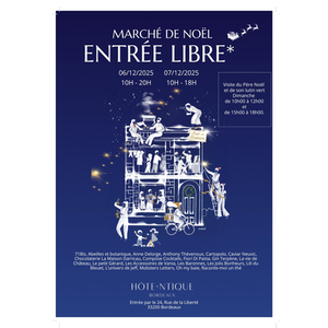 Illustration Hôtentique Bordeaux organise le Marché de Noël 2025 à Bordeaux