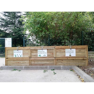 Illustration inauguration du site de compostage partagé du quartier Courbet