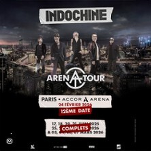 Illustration Indochine - Arena Tour