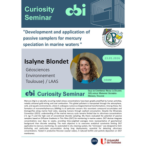Illustration Isalyne BLONDET - Development and application of passive samplers for mercury speciation in marine waters