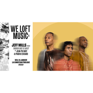 Illustration JEFF MILLS présente « Tomorrow Comes the Harvest » feat Jean-Phi Dary & Prabhu Edouard