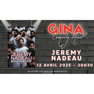 Illustration Jérémy Nadeau au Gina Comedy Show