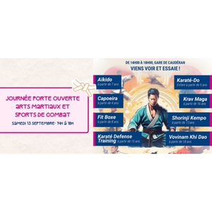 Illustration Journée Porte Ouverte : Arts Martiaux et Sports de combat