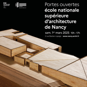 Illustration Journée Portes Ouvertes à l'école d'architecture de Nancy | Samedi 1er mars 2025