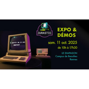 Illustration JURASTIC, l'exposition qui va vous plonger dans 50 ans d’histoire de l’informatique