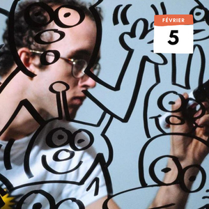 Illustration KEITH HARING ET BORDEAUX