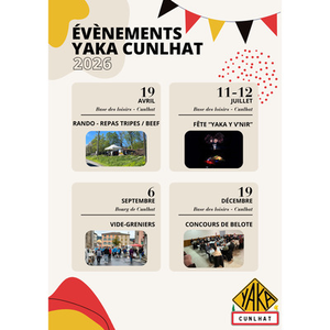 Illustration L'agenda Yaka Cunlhat 2026