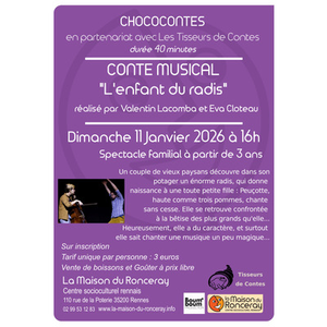 Illustration "L'enfant du radis" Conte musical