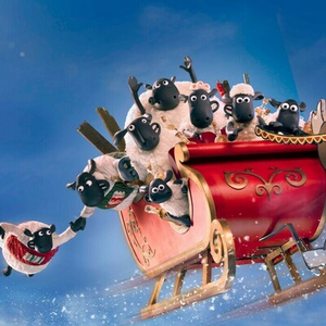 Illustration L'incroyable Noël de Shaun le mouton et de Timmy