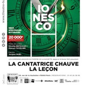 Illustration La Cantatrice Chauve + La Leçon, Théâtre de la Huchette - Paris