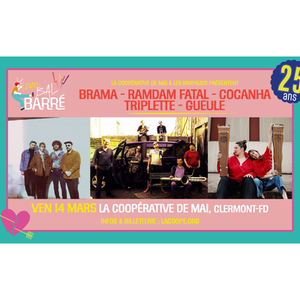 Illustration La coopé a 25 ans : Le Grand bal barré et les Brayauds | La Coopérative de Mai