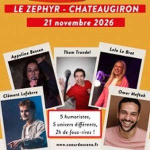 Illustration La Grande Nuit de l'Humour - Le Zéphyr, Châteaugiron