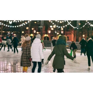 Illustration La patinoire de Noël à Bordeaux