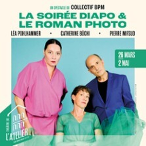 Illustration La Soirée Diapo & Le Roman Photo - Théâtre de l'Atelier, Paris