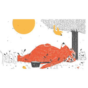 Illustration La vie est une ourse - exposition de Stéphanie Marchal