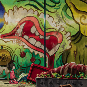 Illustration Le banquet du Sans-visage