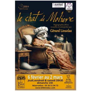 Illustration Le chat de Molière