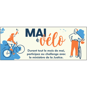 Illustration Le Ministère de la Justice agit pour la mobilité active !
