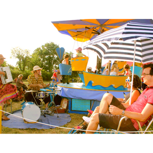 Illustration Le Petit Clapotis du Grand Large, manège à pédales