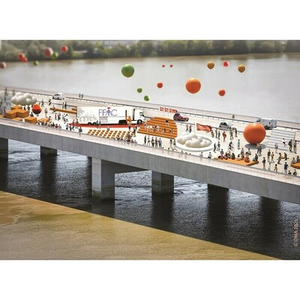 Illustration Le pont Simone Veil s'anime