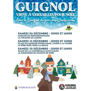 Illustration Le spectacle de Guignol arrive à Versailles