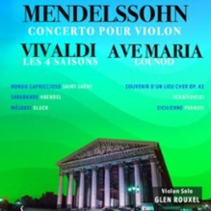 Illustration Les 4 Saisons de Vivaldi Extraits, Ave Maria - Concerto de Mendelssohn - Eglise de la Madeleine