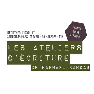 Illustration Les ateliers d'écriture de Raphaël Bardas à la médiathèque