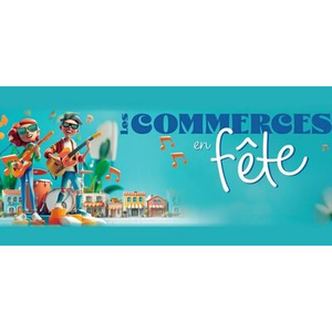 Illustration Les commerces en fête