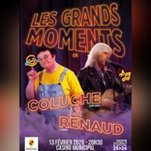 Illustration Les Grands Moments de Coluche et Renaud