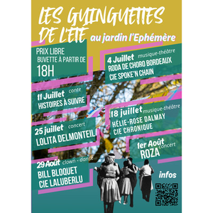 Illustration Les guinguettes de l'été au Jardin l'Ephémère