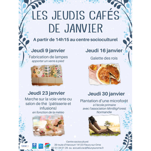 Illustration Les jeudis cafés de janvier