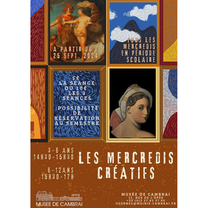 Illustration Les mercredis créatifs au musée des beaux-arts de Cambrai 🎨