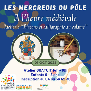 Illustration Les Mercredis du Pôle "À l'heure médiévale"