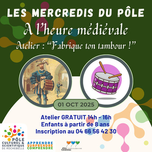 Illustration Les Mercredis du Pôle " À l'heure médiévale"