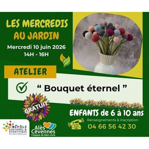 Illustration Les Mercredis du Pôle " Bouquet éternel "